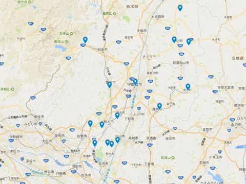 延喜式神名帳　下野国の式内社 11座