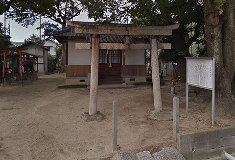 石門別神社　岡山県岡山市北区奥田南町のキャプチャー