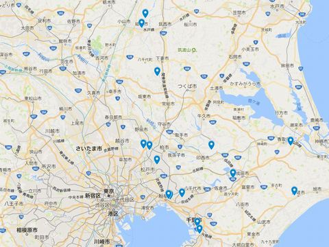 延喜式神名帳　下総国の式内社 11座のキャプチャー