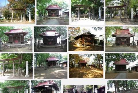 七本木神社　埼玉県児玉郡上里町七本木のキャプチャー