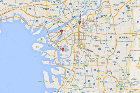 浪速三神明とは？ - 西向きの夕日・露天神社、東向きの朝日神明、南向きの日中神明の三社