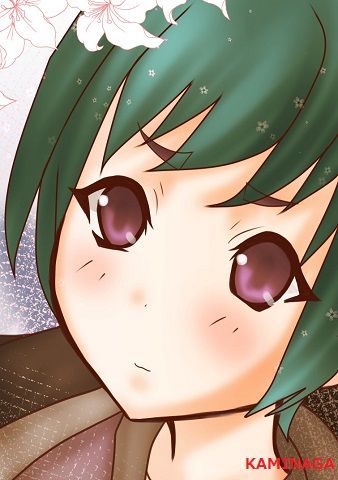 髪長比売(かみながひめ=カミナガ)縦480px