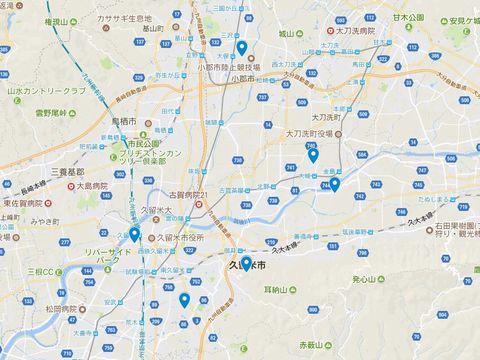 延喜式神名帳　筑後国の式内社 4座のキャプチャー