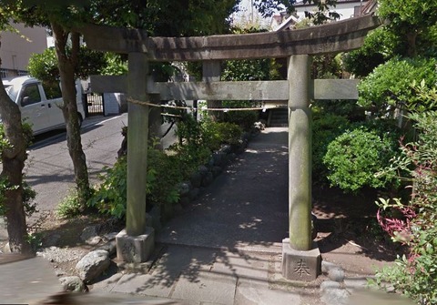 山神後神社　神奈川県横浜市泉区中田南のキャプチャー