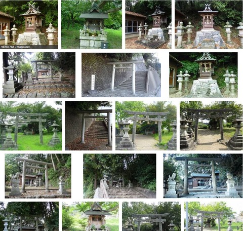 大倉姫神社　奈良県御所市戸毛のキャプチャー