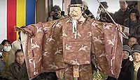 重要無形民俗文化財「水海の田楽・能舞」 - 福井の民俗芸能、鵜甘神社の祭礼で舞われるのキャプチャー