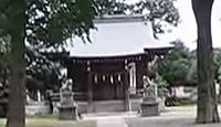 宇奈根氷川神社　東京都世田谷区宇奈根のキャプチャー