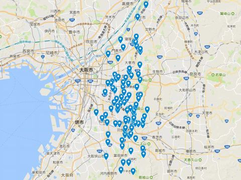 延喜式神名帳　河内国の式内社 113座のキャプチャー