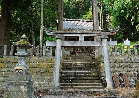 荒樫神社　福井県越前市西樫尾町のキャプチャー