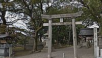 境内に秀吉ゆかりの女陰石 - 日吉神社（清須市）