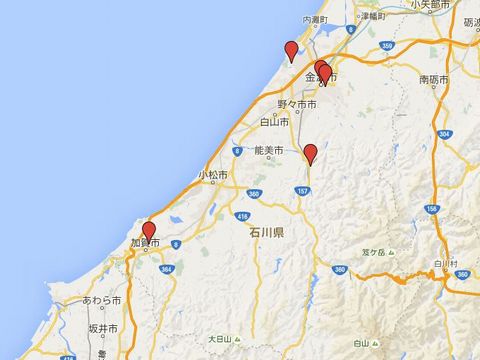 石川県の別表神社