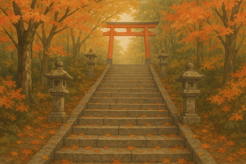 石段の段数 ― 俗界から神界へ“上がる儀式”の象徴のキャプチャー