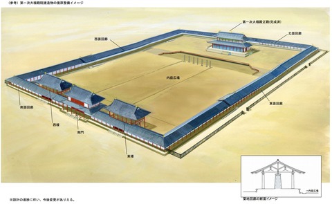 国営平城宮跡歴史公園　第一次大極殿院建造物復原整備計画（案）（平成23年7月）（PDF）