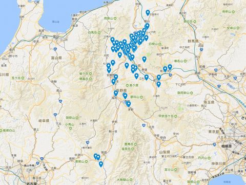 延喜式神名帳　信濃国の式内社 48座のキャプチャー