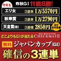 チェックメイト:ジャパンカップ200-200