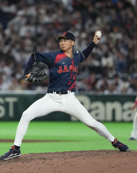 曽谷龍平 WBC初登板 最終7回を三者凡退に抑える！！！！