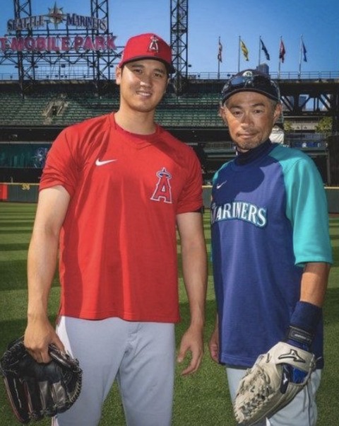 大谷9人vsイチロー9人