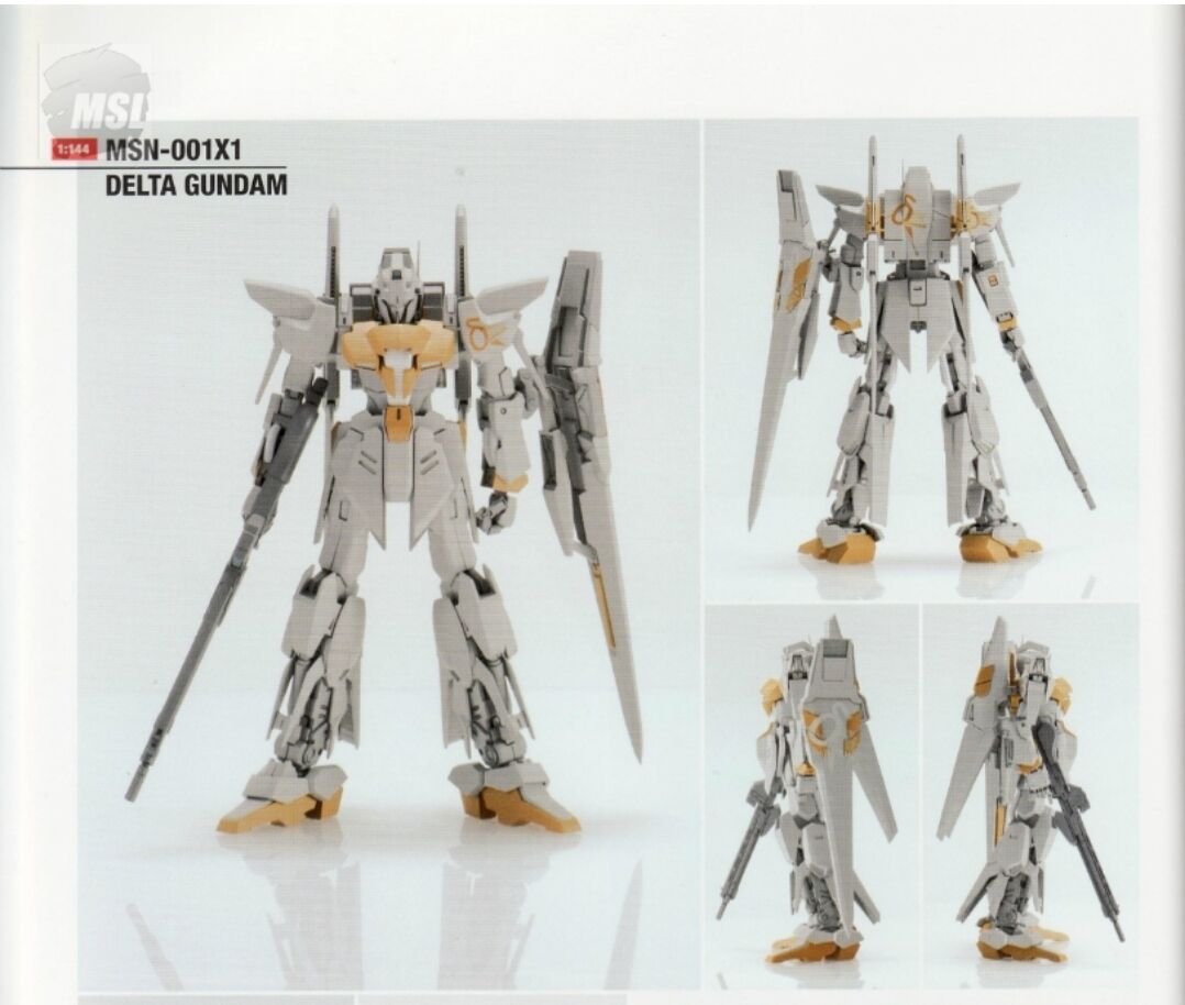 キャラホビ2008 Studio RECKLESS 1/144 MSN-001 δガンダム デルタ