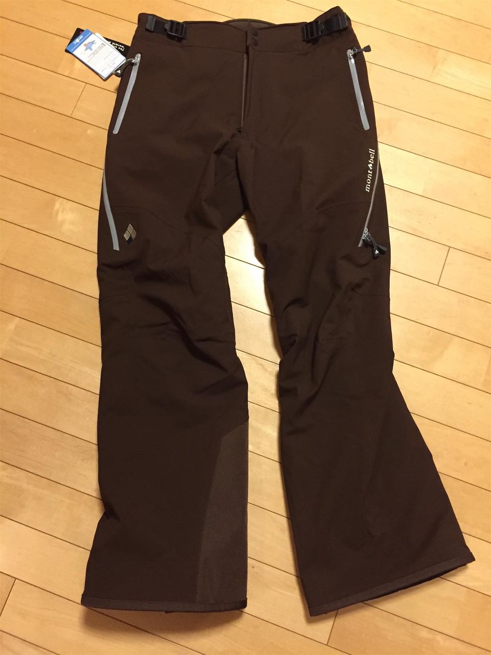 モンベル　黒　ドライテックインシュレーテッドパンツ Men's