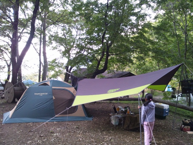 カップルキャンプ Bumpy Camp Log