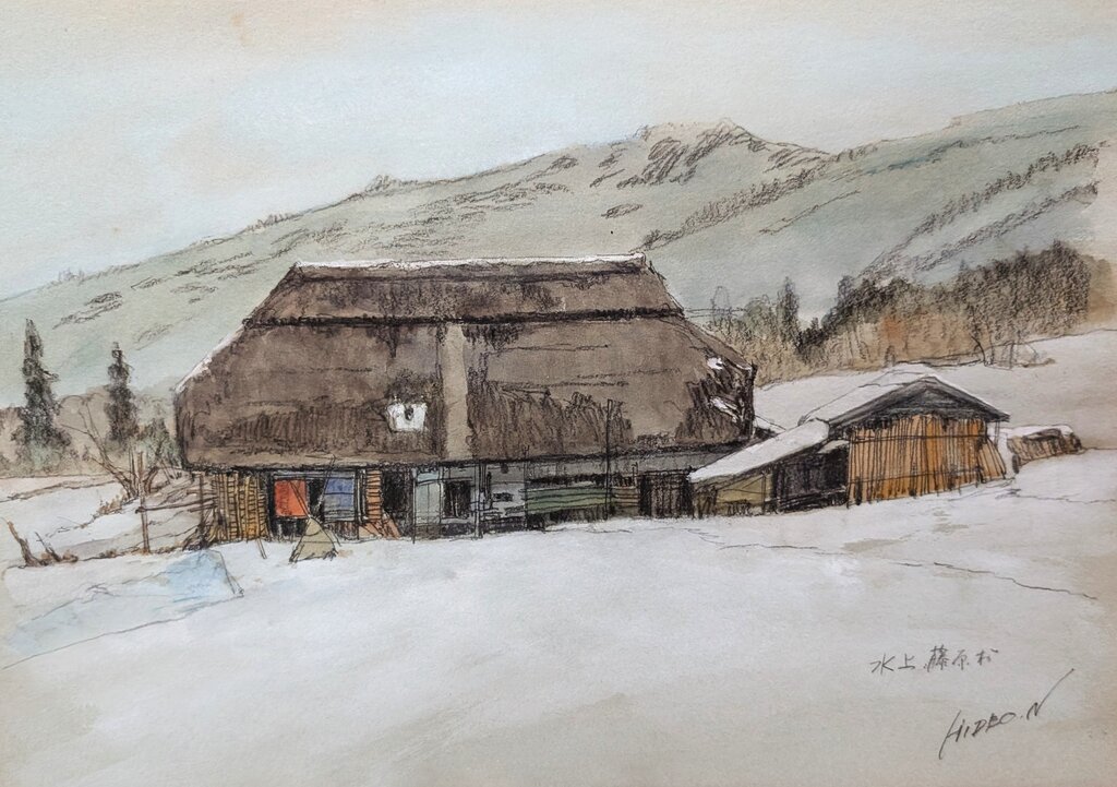 スケッチ・風景02_中村英夫作品集 : 画家のひみつ基地_Japanese artist