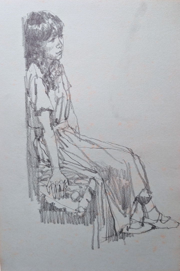 スケッチ・人物87_中村英夫作品集 : 画家のひみつ基地_Japanese artist