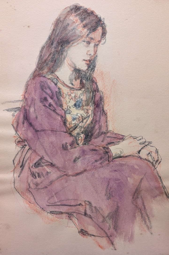 中村英夫【夏の日白い帽子の婦人】肉筆油彩画 Yahoo!オークション -「中村英夫」(油彩) (絵画)の落札相場