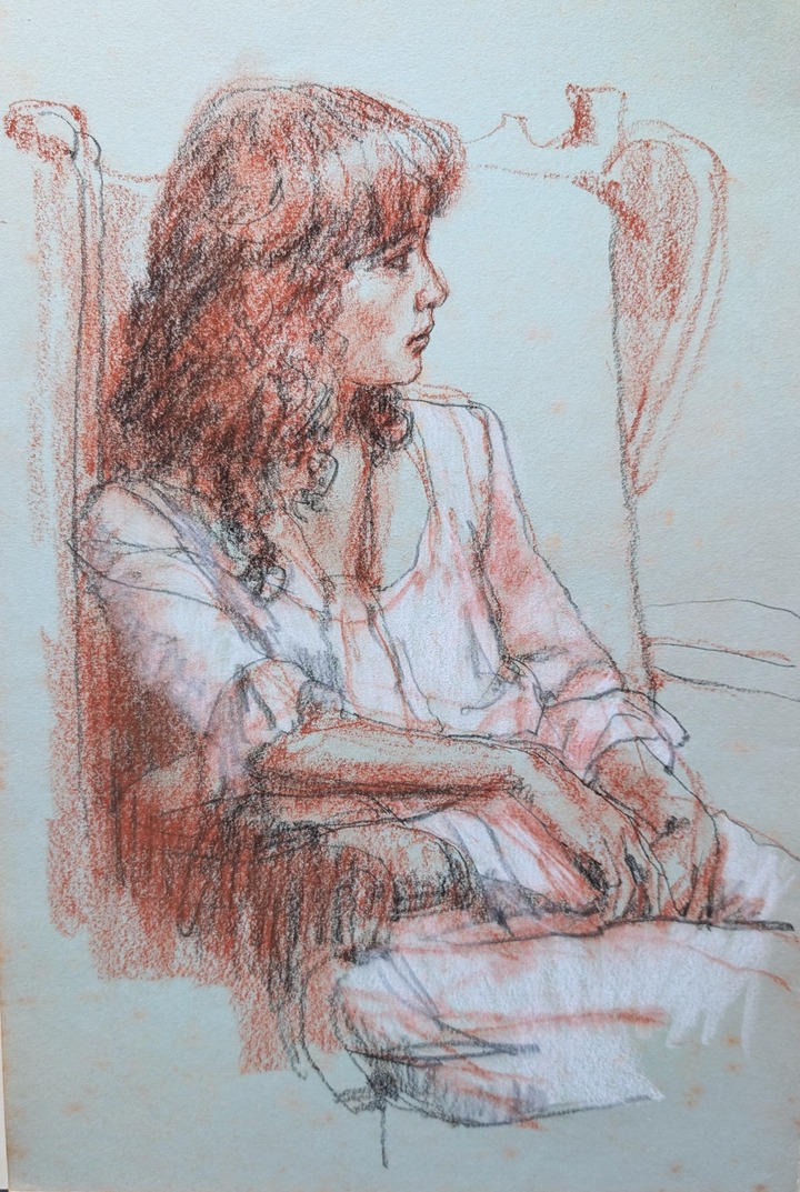 スケッチ・人物88_中村英夫作品集 : 画家のひみつ基地_Japanese artist