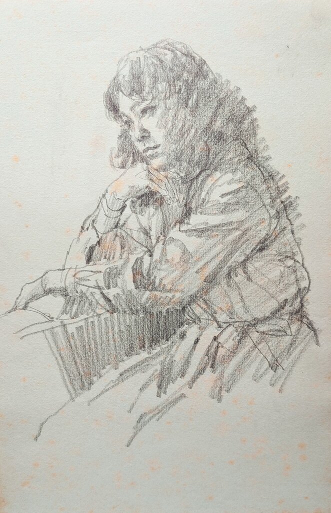 スケッチ・人物89_中村英夫作品集 : 画家のひみつ基地_Japanese artist