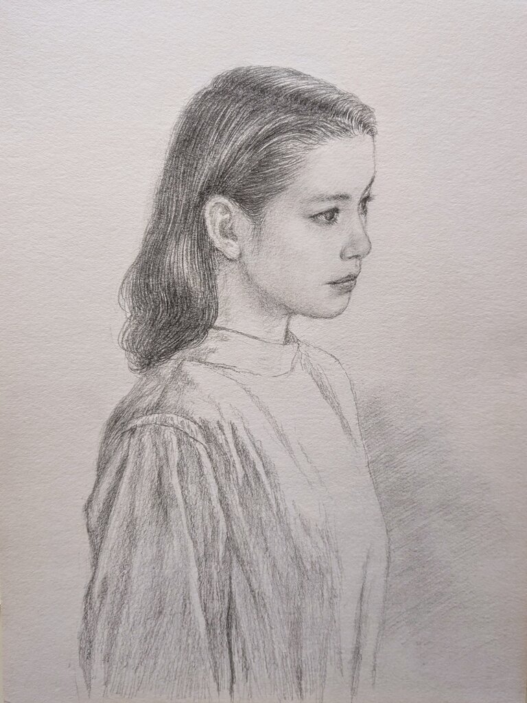 スケッチ・人物55_中村英夫作品集 : 画家のひみつ基地_Japanese