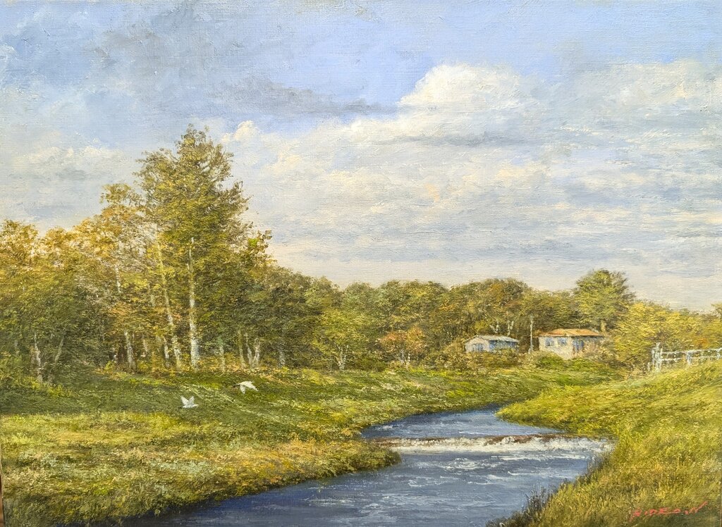 清爽伊達紋別」P8号｜中村英夫・川の絵07 : 画家のひみつ基地_Japanese