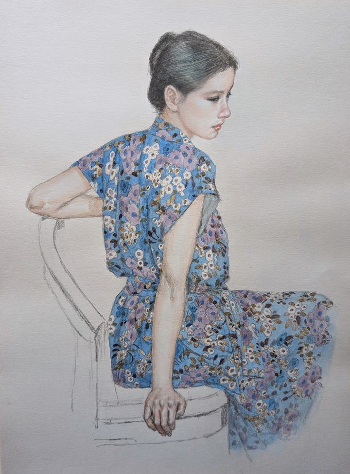 他の方発送×中村英夫油彩画 肉筆原画 唐物 乃木目天目