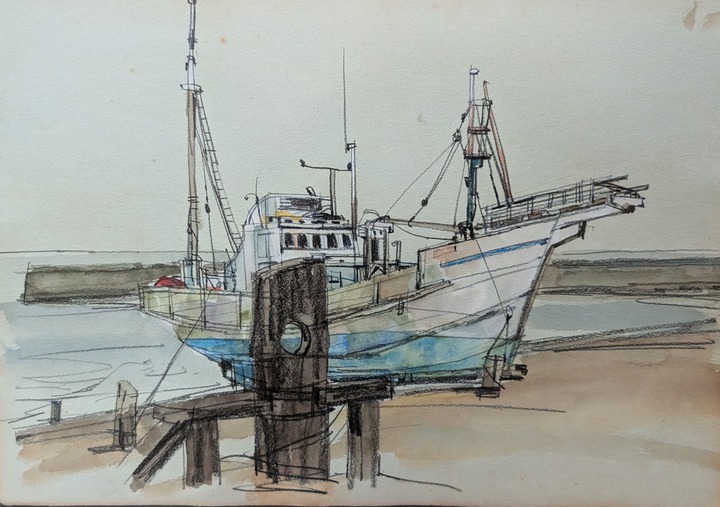 スケッチ・風景05_中村英夫作品集 : 画家のひみつ基地_Japanese artist