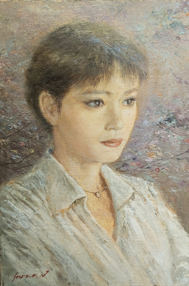 油彩画・人物07_中村英夫作品集 : 画家のひみつ基地_Japanese artist