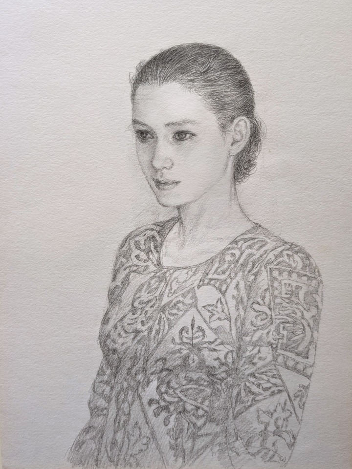 スケッチ・人物59_中村英夫作品集 : 画家のひみつ基地_Japanese
