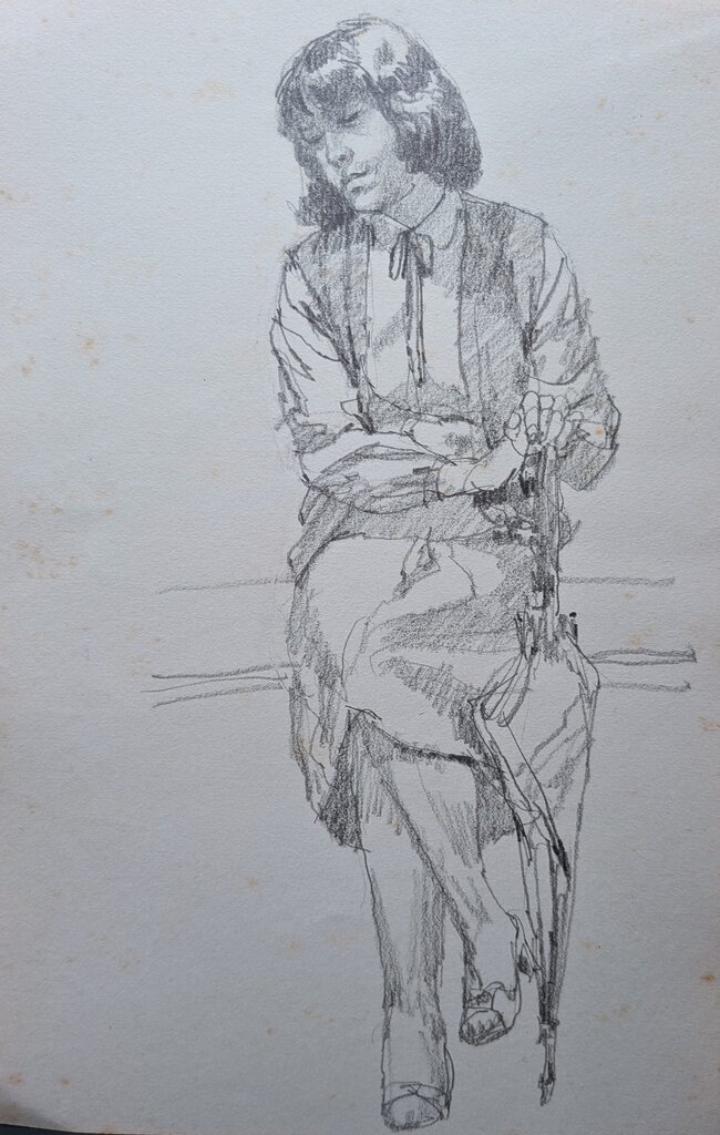 スケッチ・人物95_中村英夫作品集 : 画家のひみつ基地_Japanese artist