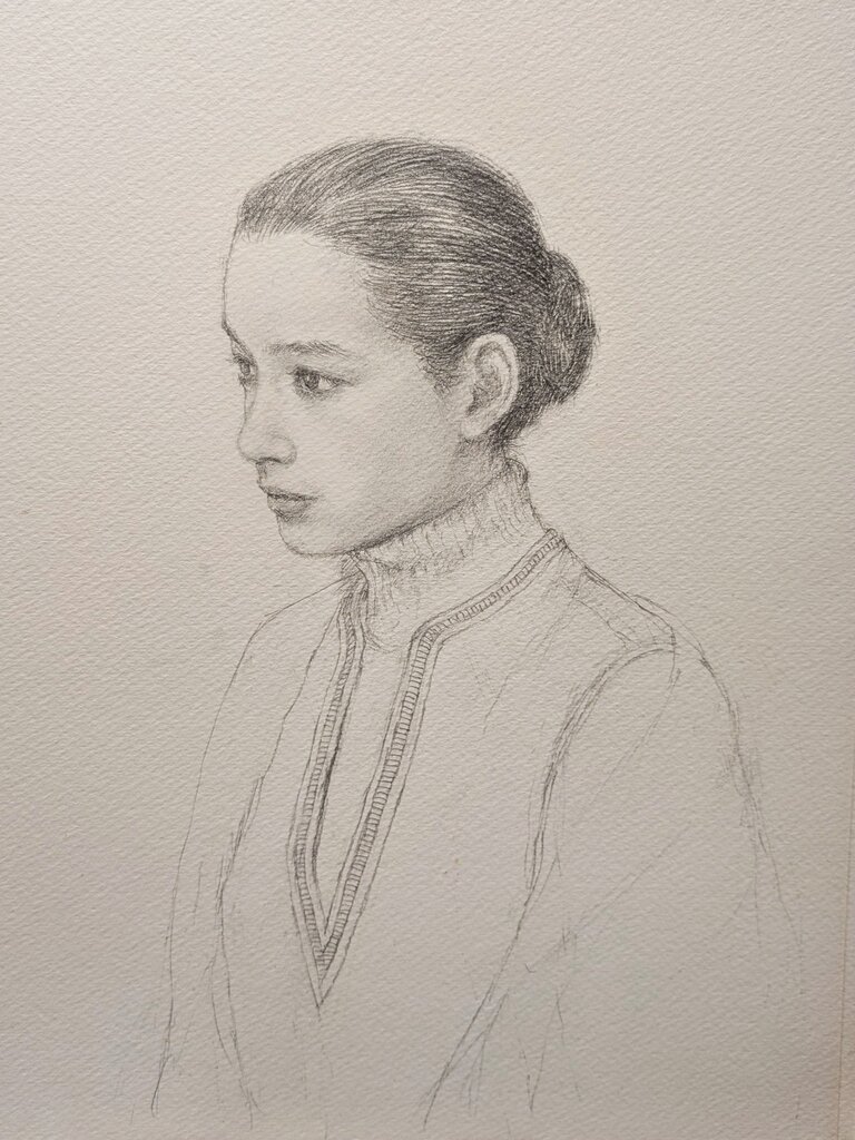 他の人発送×中村英夫【夏の日白い帽子の婦人】肉筆油彩画 他の人発送×中村英夫【夏の日白い帽子の婦人】肉筆油彩