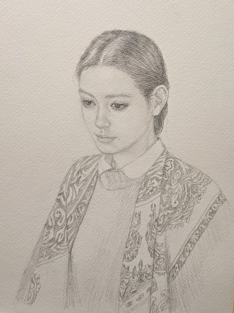 スケッチ・人物42_中村英夫作品集 : 画家のひみつ基地_Japanese