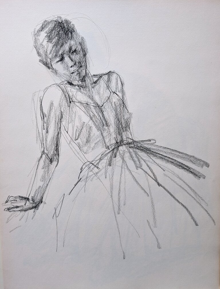 スケッチ・人物73_中村英夫作品集 : 画家のひみつ基地_Japanese artist