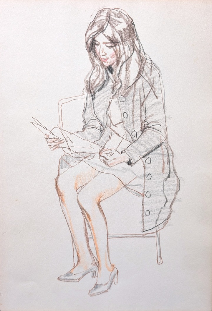 中村英夫【夏の日白い帽子の婦人】肉筆油彩画 中村英夫【夏の日白い帽子の婦人】肉筆油彩画 中村英夫【夏の