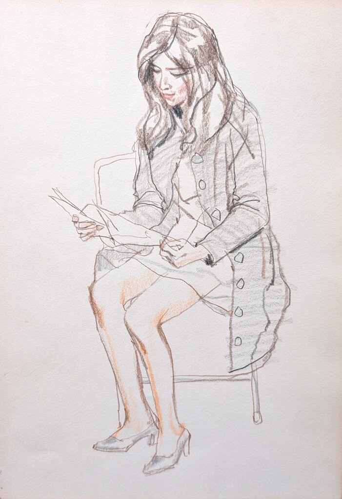 他の人発送×中村英夫【夏の日白い帽子の婦人】肉筆油彩画 他の人発送×中村英夫【夏の日白い帽子の婦人】肉筆油彩