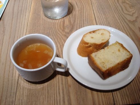 グッドモーニングカフェ＠中野セントラルパーク-スープとパン