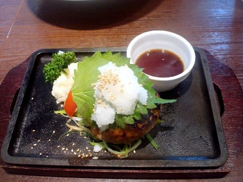 中野グリル@中野-おろしポン酢ハンバーグ