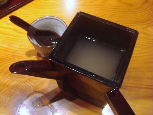 盛絽屋＠中野・高円寺-蕎麦湯