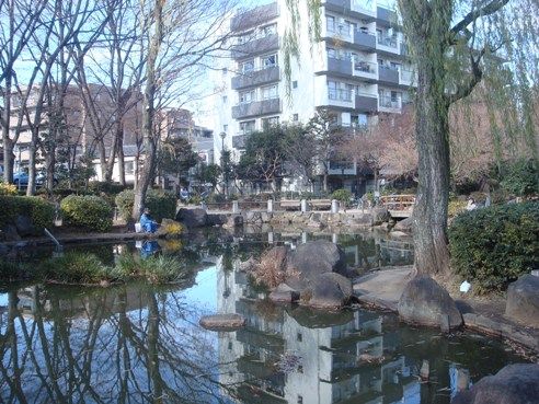 新井薬師公園-ひょうたん池