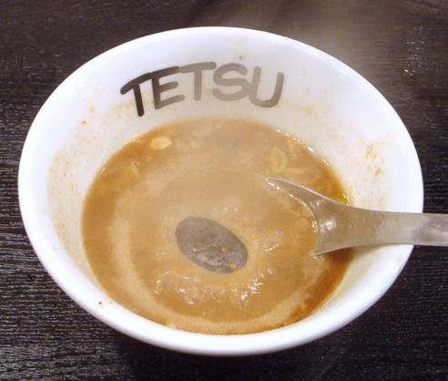 焼き石投入-つけめんTETSU@三鷹