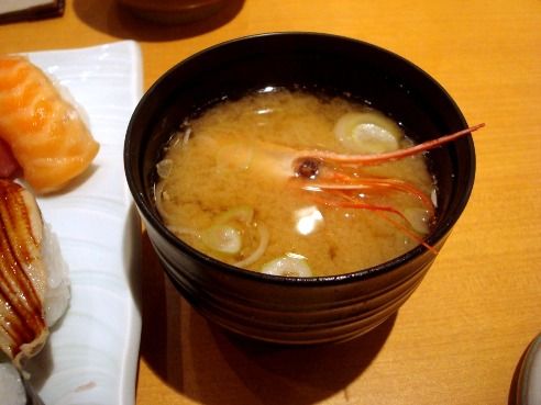 鮨丸＠新宿-味噌汁