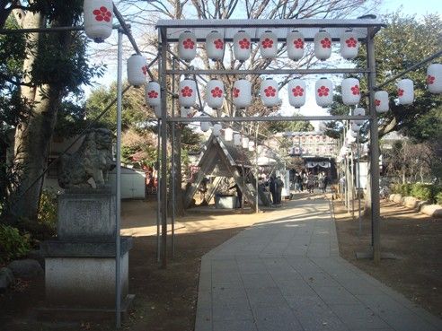 新井天神北野神社-御神灯