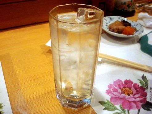 廣畑＠中野-梅酒水割り