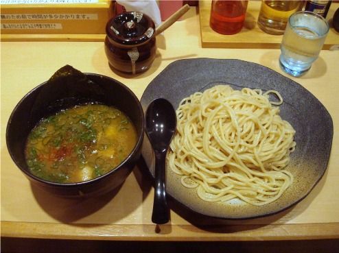 草庵＠新井薬師前-味玉つけ麺